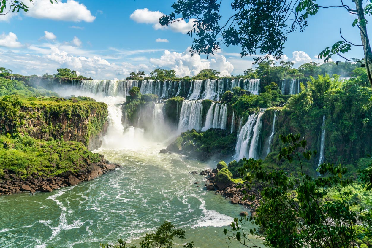 Paysage de cascades en Argentine