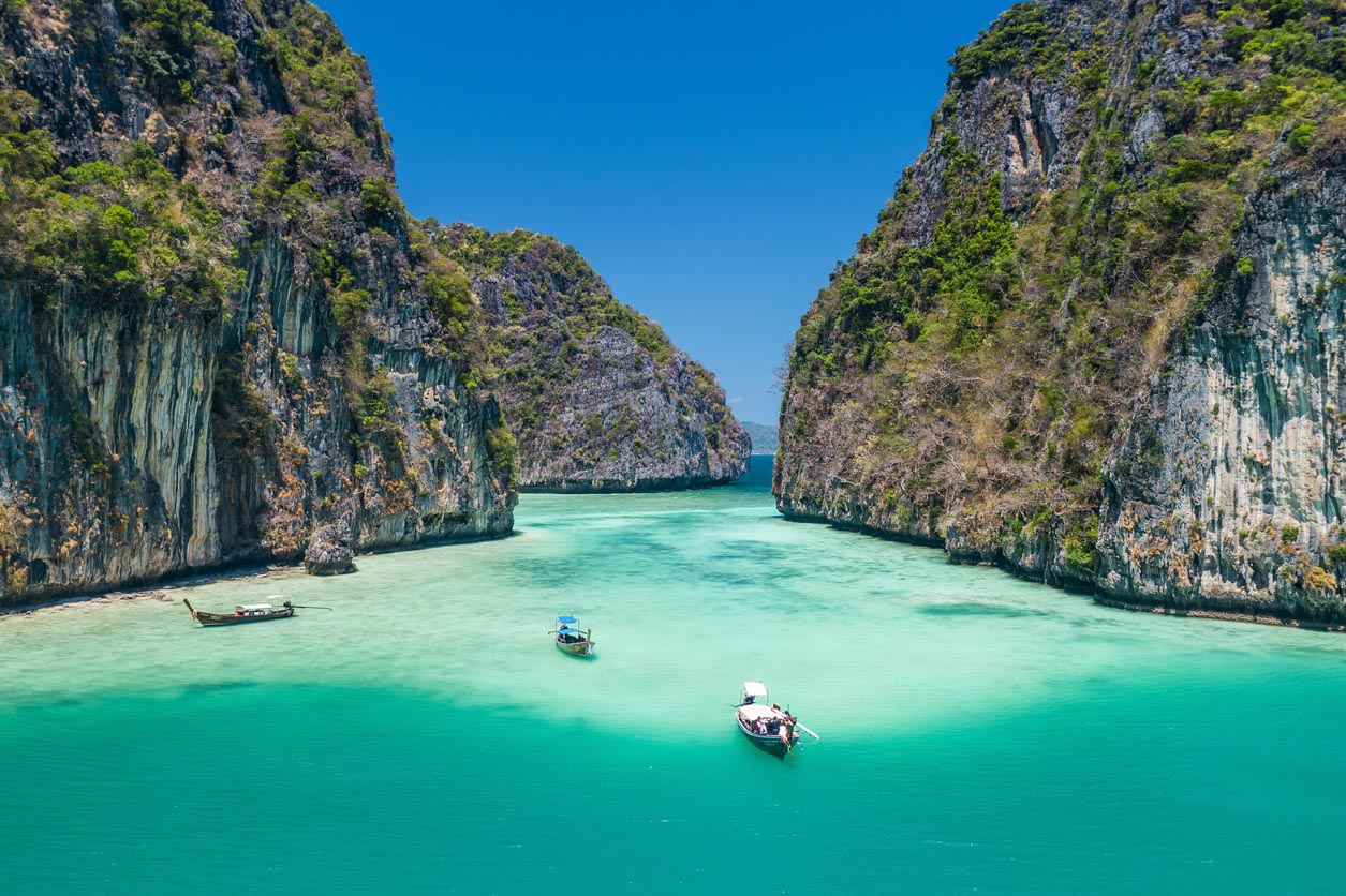 Paysage d'île de thailande