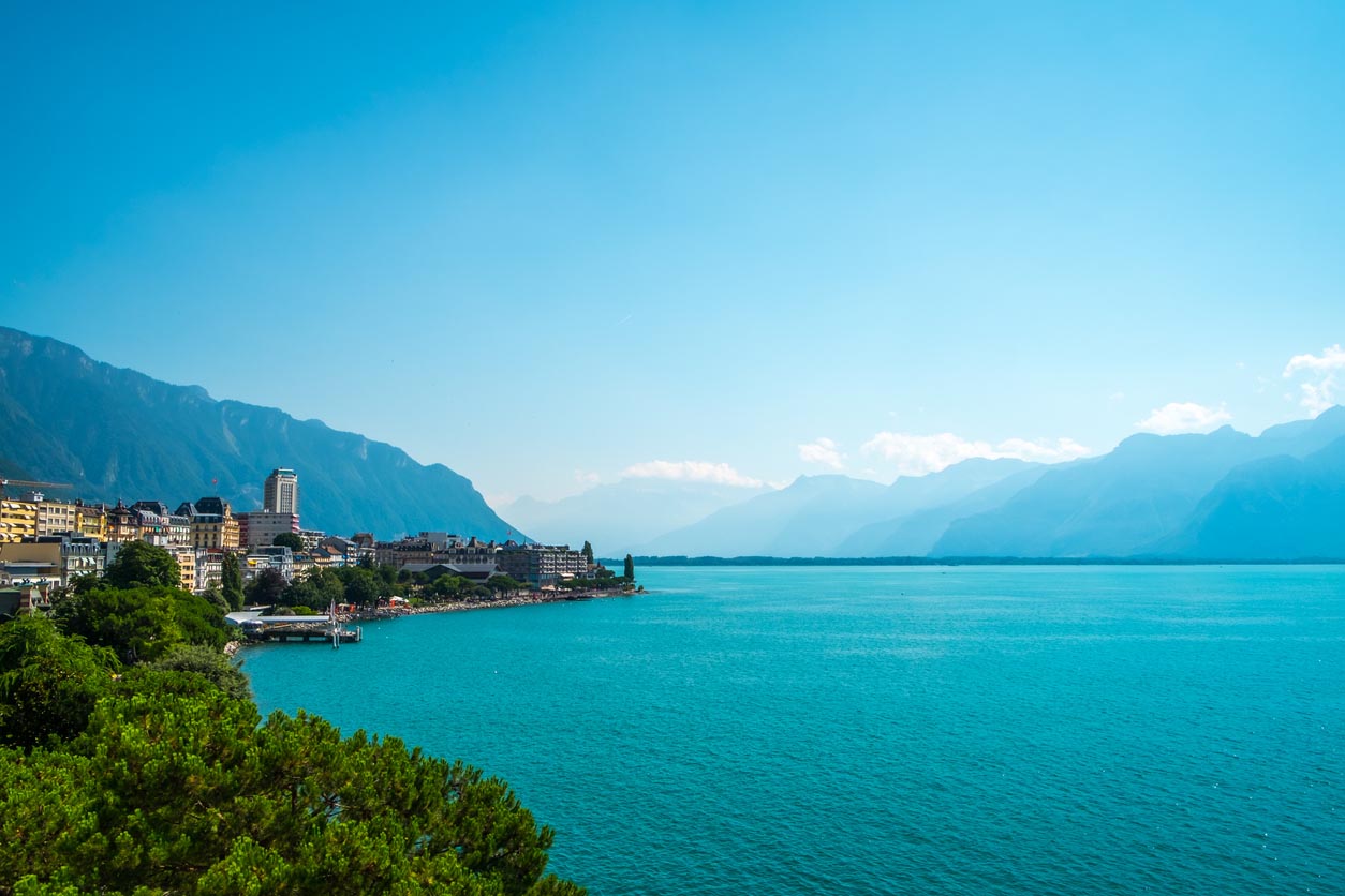 Le lac Léman en Suisse