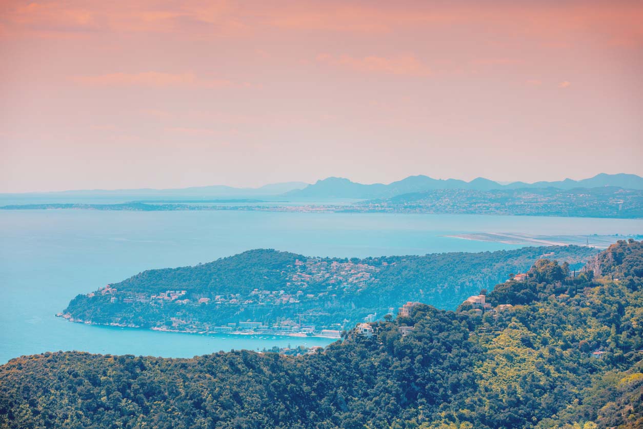 vue sur le mont Boron