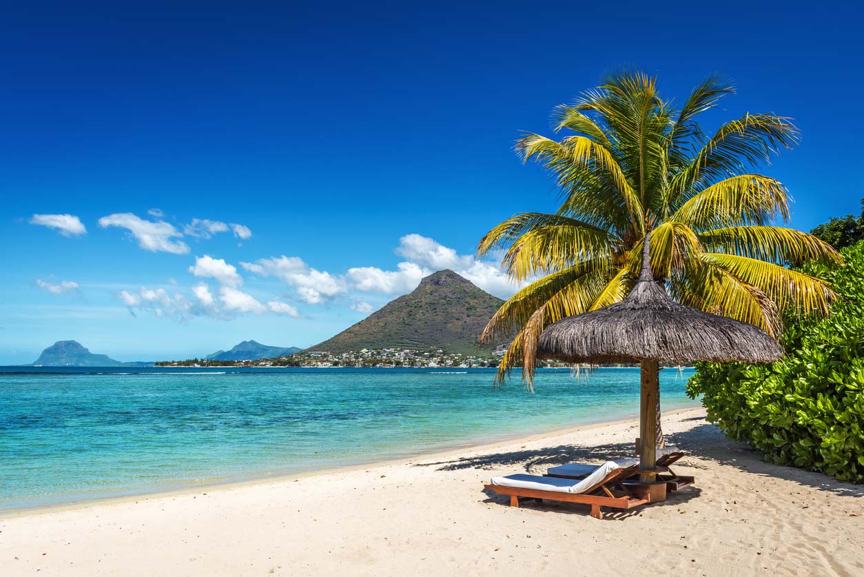 plage de l'île Maurice