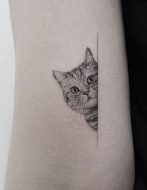 Tatouage Petit Chat