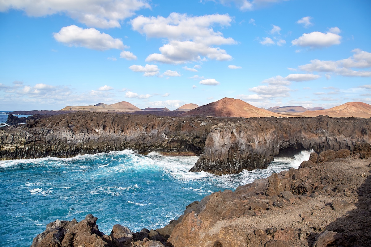 Beautiful Landscape Of Lanzarote Island