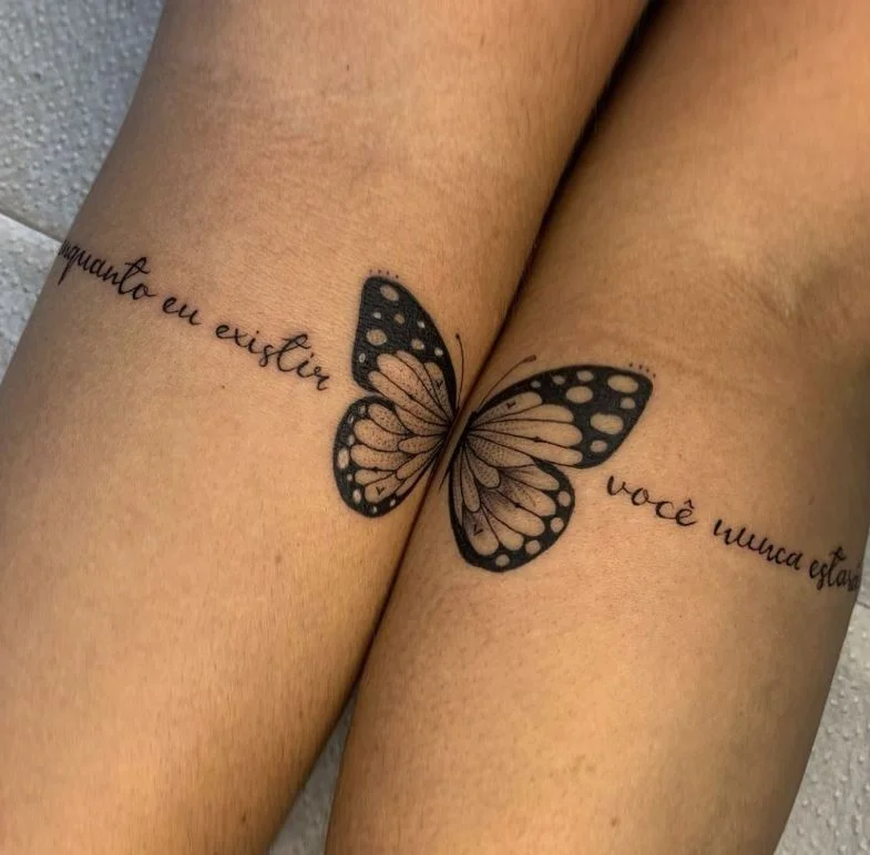 54 Tatouage Couple Papillon Complementaire Et Phrase Pinterest.jpg