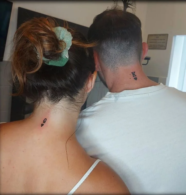 63 Tatouage Couple Dame Et Roi De Coeur Instagram Tattoo Art Beauty.jpg