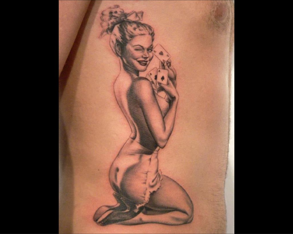 De Xavier Garcia Boix Une Pin Up Encree Sur Le Bras 1024x820